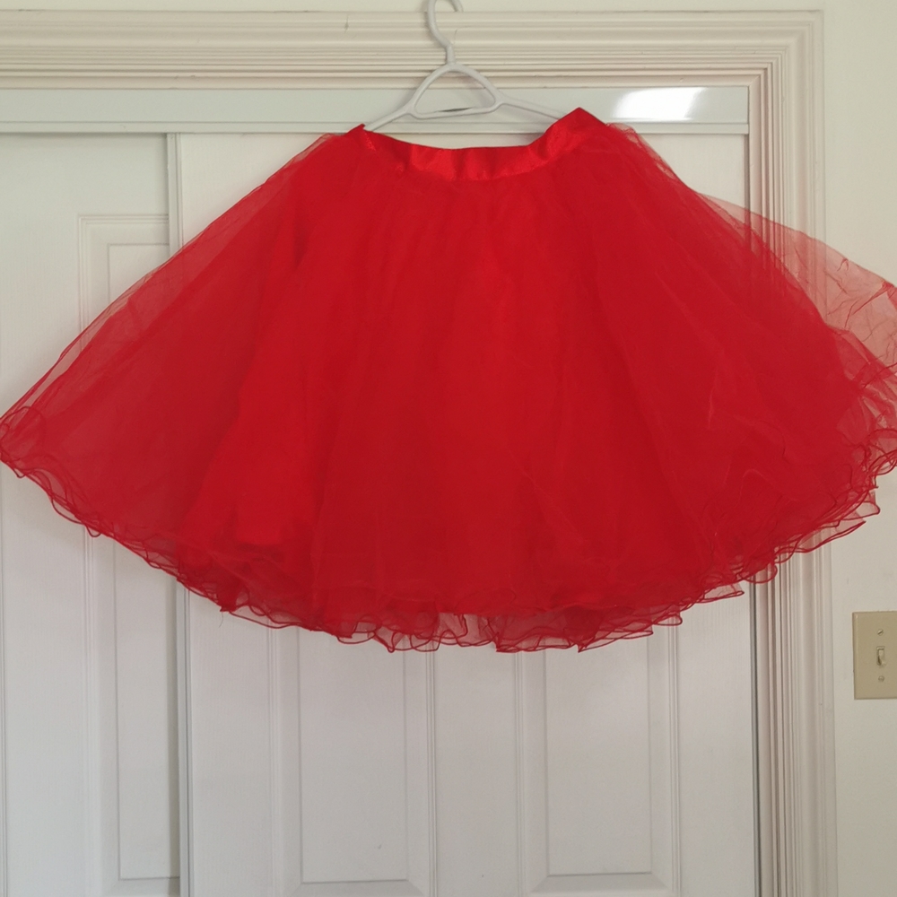 Red Tutu Skirt- Pink Lily Boutique NWT